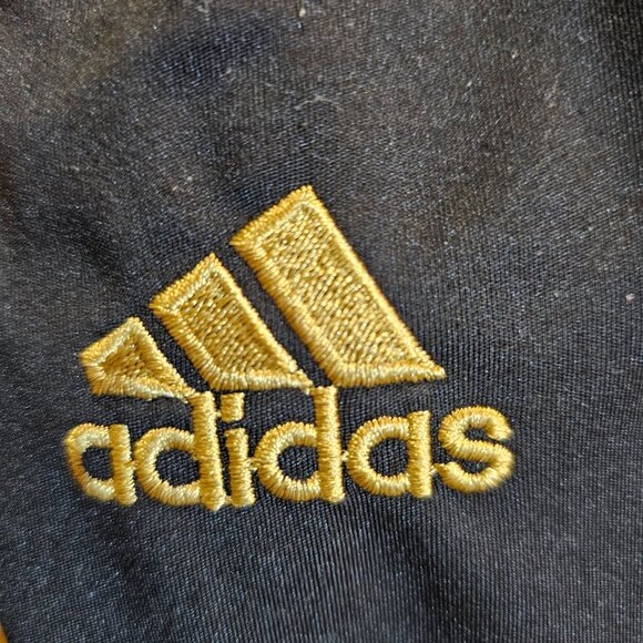 Adidas Tracksuit (Top and Bottom) Zip-Front Bomber-style Jacket w/Zip Pockets - Picture 11 of 14